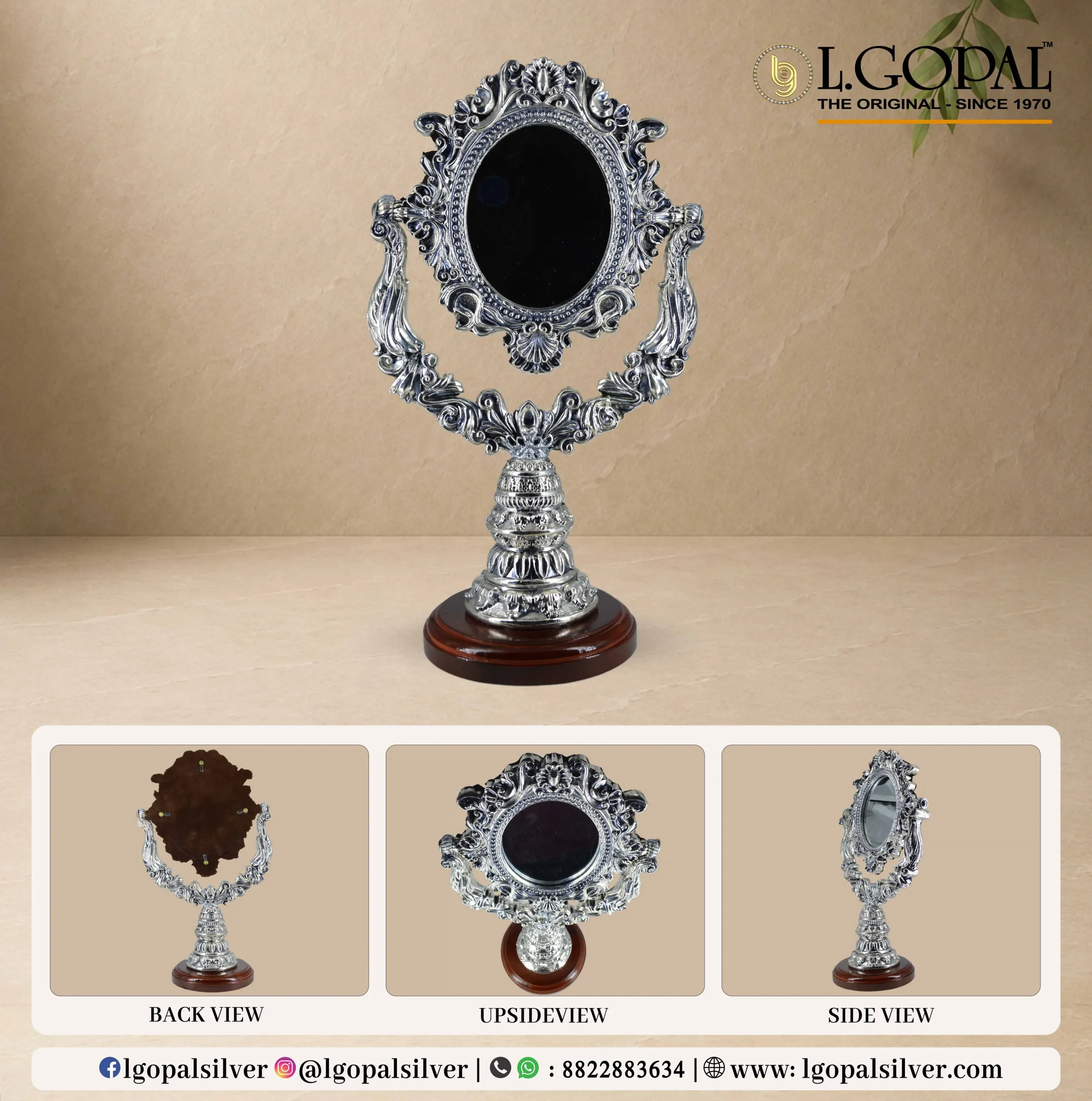 TABLETOP VANITY MIRROR