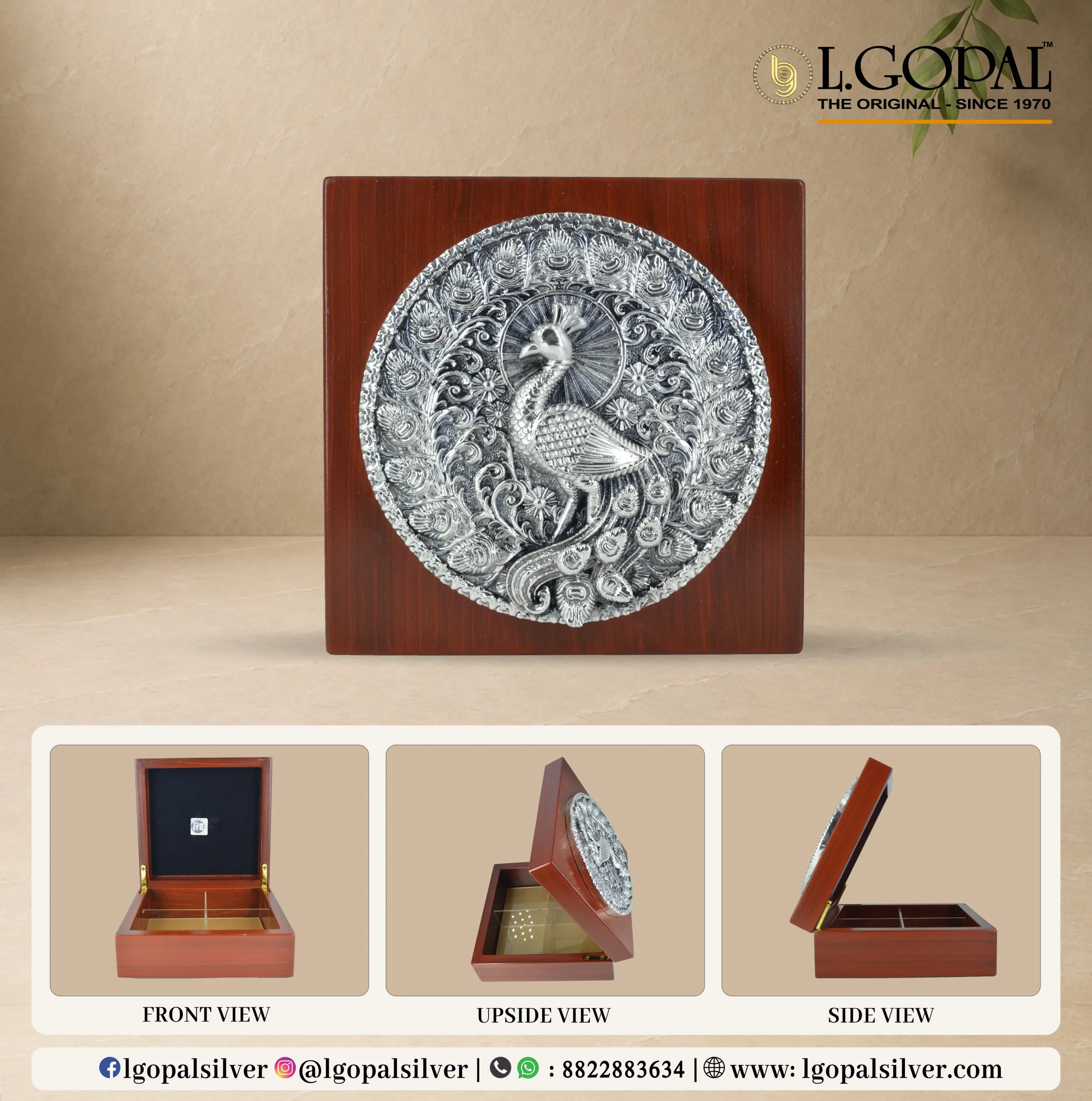 PEACOCK DRYFRUIT BOX