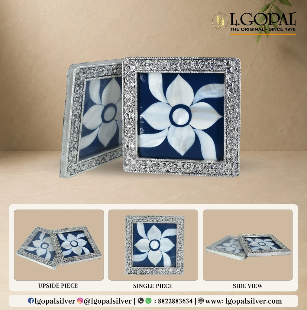TEA COASTER 2 PAIR